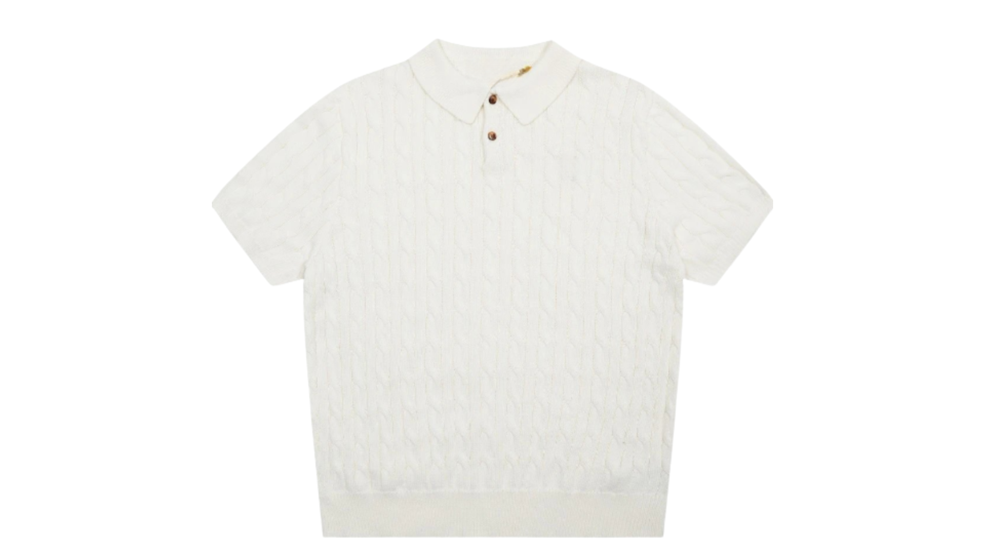Ravello London Cable Knit Polo Shirt (30+ Colourways)